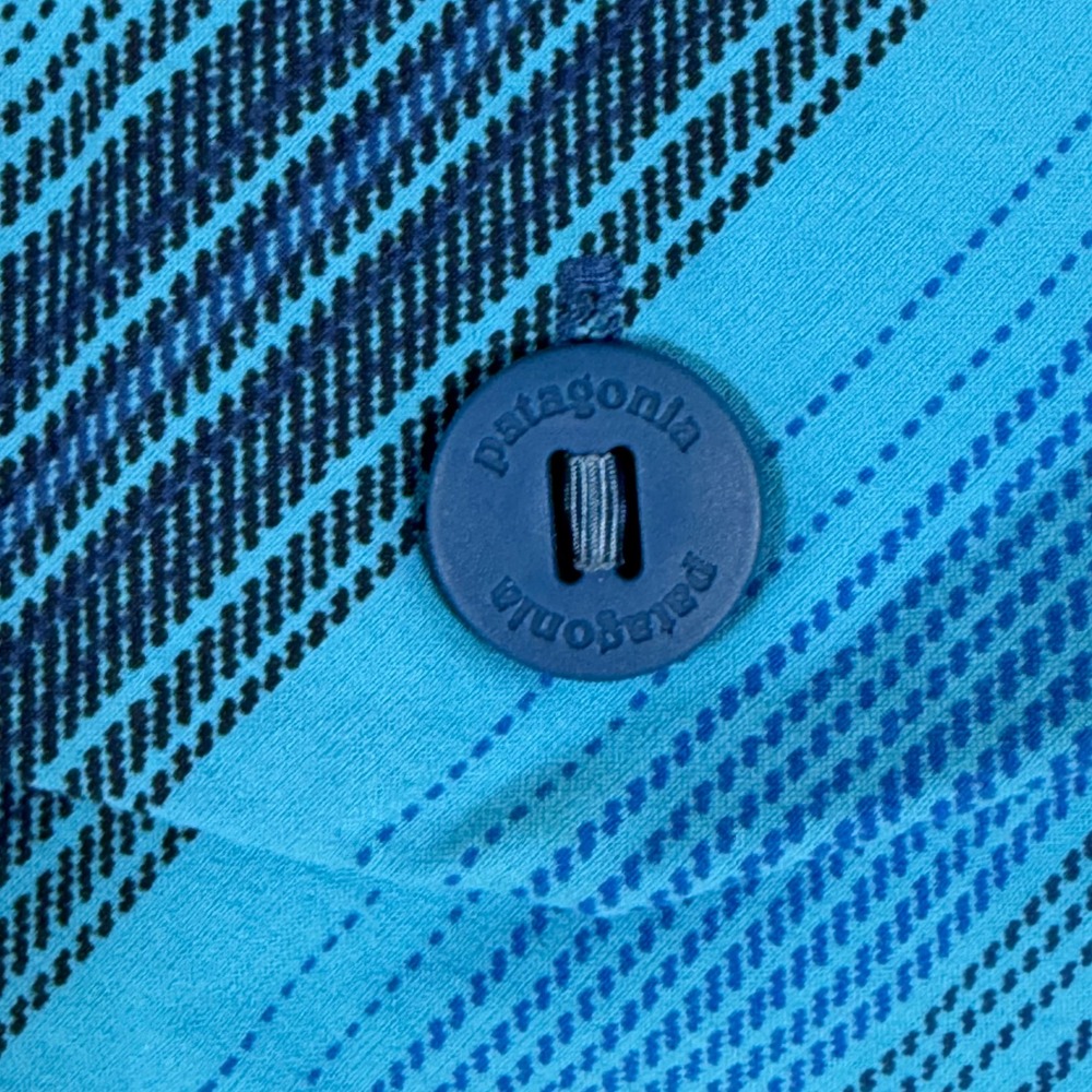 Patagonia ROBB Mens Swim Trunks Blue Striped Drawstring Swim Shorts‎ Size S - Picture 8 of 11
